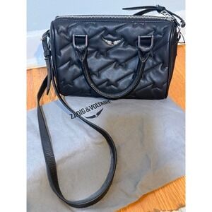 Zadig & Voltaire Sunny XS Black Quilted Leather Bag NWOT Dustbag Crossbody